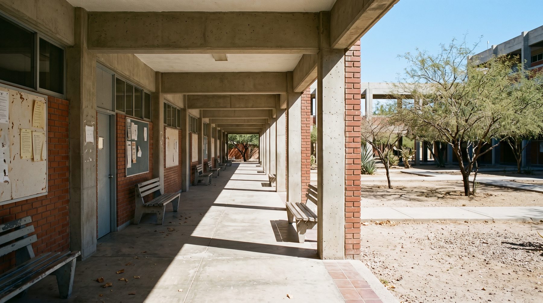 Pasillo universitario (fotografía ilustrativa).